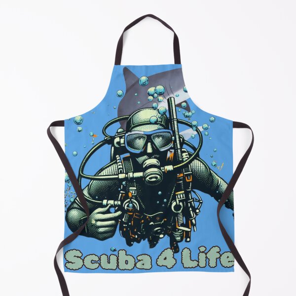 Item preview, Scuba 4 Life- Pop Art Scuba Diver for life designed and sold by Wolvescreate.