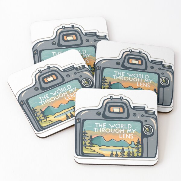 Item preview, Serene Landscape Camera Silhouette - The World Through My Lens designed and sold by NiftyWrx.