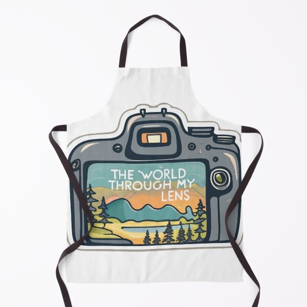 Item preview, Serene Landscape Camera Silhouette - The World Through My Lens designed and sold by NiftyWrx.