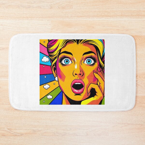 Item preview, Surprised Woman Pop Art designed and sold by Nordilandia.