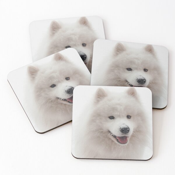 Item preview, Snowy Samoyed Face designed and sold by TheAnimalZ00.