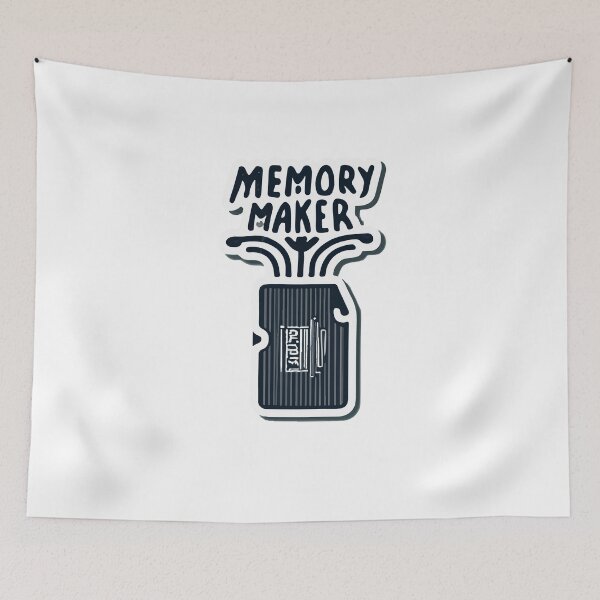 Item preview, Memory Maker - Minimalist SD Card & Light Bulb Design designed and sold by NiftyWrx.
