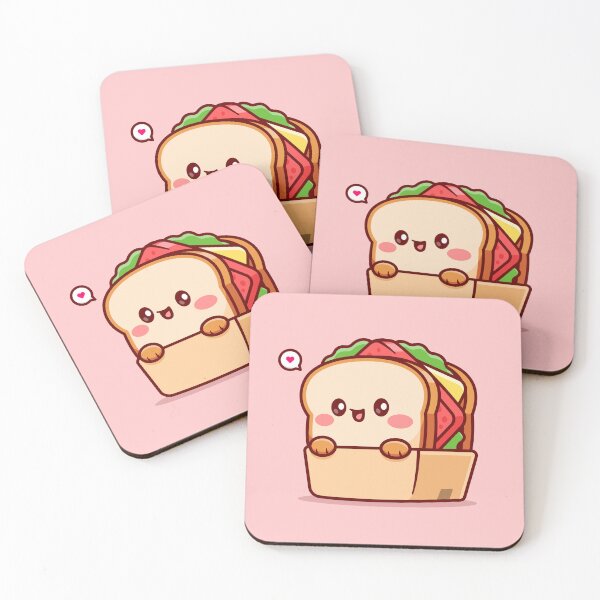 Artikelvorschau, „Fröhliches Sandwich: Niedliches Cartoon-Vektorsymbol“ entworfen und verkauft von hjian8219.