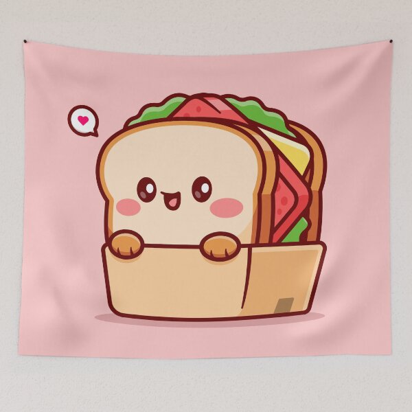 Item preview, "Cheery Sandwich: Cute Cartoon Vector Icon" designed and sold by hjian8219.