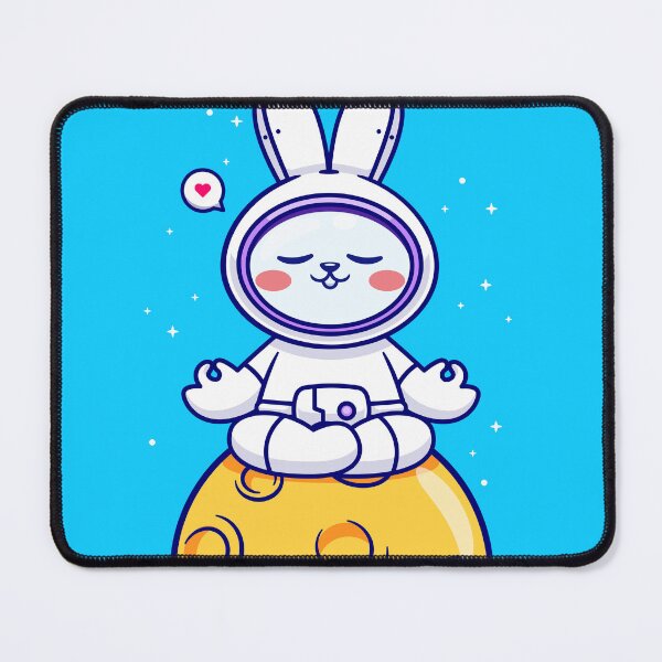Item preview, "Zen Bunny: Cute Cartoon Rabbit Vector Icon" designed and sold by hjian8219.