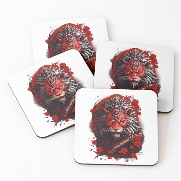 Item preview, Red Lion Samurai designed and sold by Fabian Gonzalez.