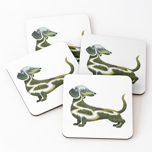Item preview, Mountain dachshund designed and sold by Kajiart.