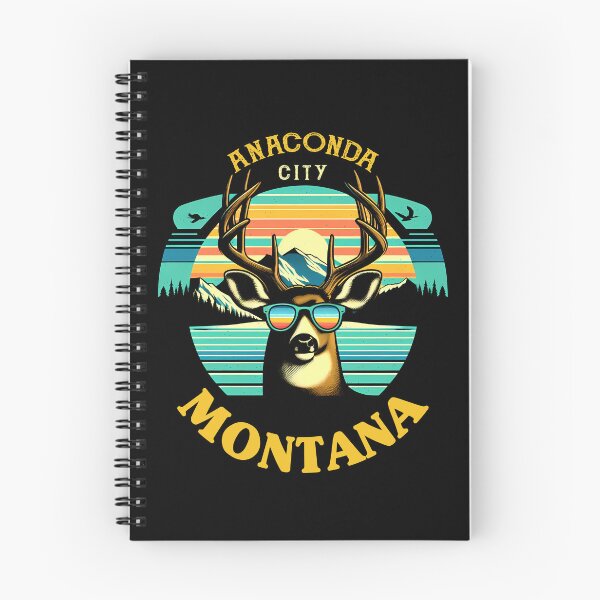 Item preview, Anaconda Montana - Vintage Retro Mule Deer Sunglasses Georgetown Lake Montana Gift designed and sold by JUSTBEELEGANT.