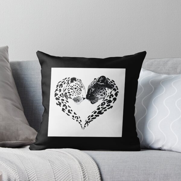 Item preview, Love logo, two leopards, leopard pattern designed and sold by silent-violin.