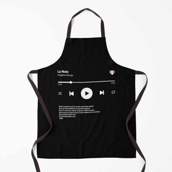 Item preview, La Noia - Angelina Mango - Eurovision 2024 Italy - Media Player Style designed and sold by Vision-Tees.