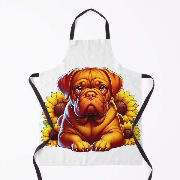 Item preview, Dogue De Bordeaux Puppy By Sunflowers designed and sold by TheAnimalZ00.