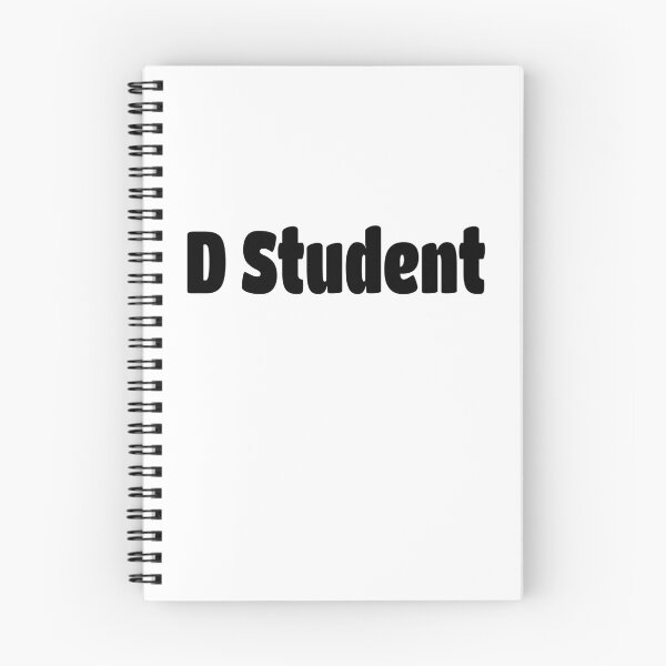 Item preview, D Student (Black Text) designed and sold by Flirty Merch.