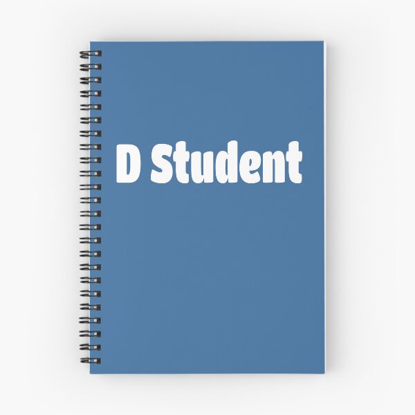 Item preview, D Student (White Text) designed and sold by Flirty Merch.
