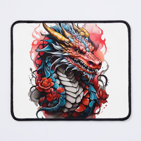 Item preview, Red Blue Dragon designed and sold by Fabian Gonzalez.