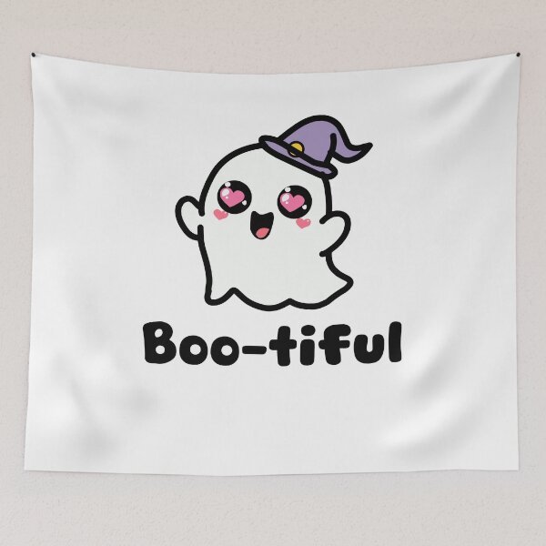 Item preview, Boo-tiful | cute ghost with heart shaped eyes designed and sold by VinsendDraconi.