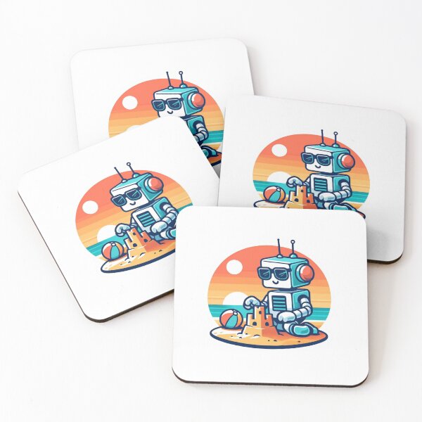 Item preview, The Beach Bot designed and sold by pixelpulsenyc.