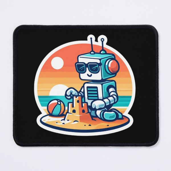 Item preview, The Beach Bot designed and sold by pixelpulsenyc.