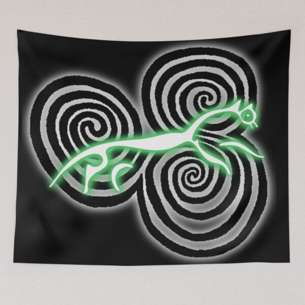 Item preview, White Horse Spiral designed and sold by amanda150771.