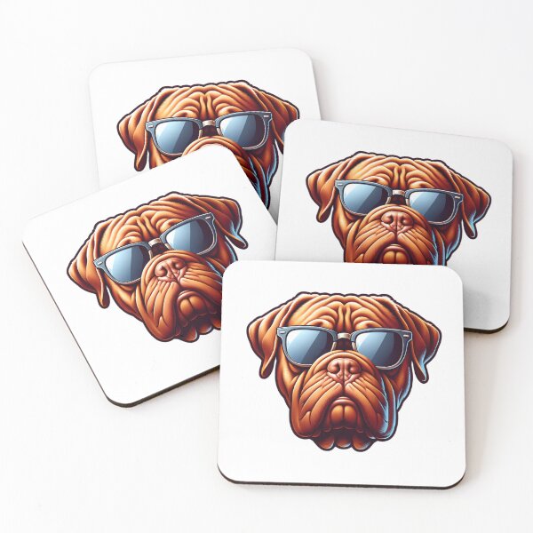 Item preview, Dogue De Bordeaux Wearing Sunglasses designed and sold by TheAnimalZ00.