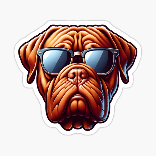 Item preview, Dogue De Bordeaux Wearing Sunglasses designed and sold by TheAnimalZ00.
