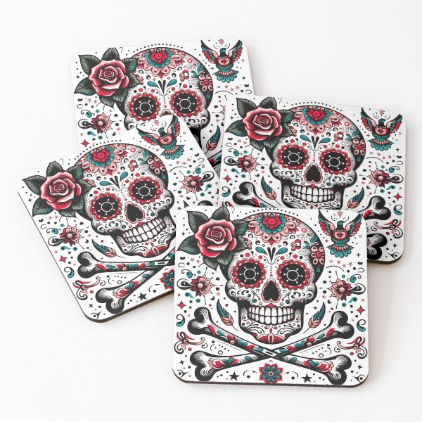 Item preview, Day of the Dead Skull - Dia De Los Muertos Candy Skull  designed and sold by HalloweenEvil.
