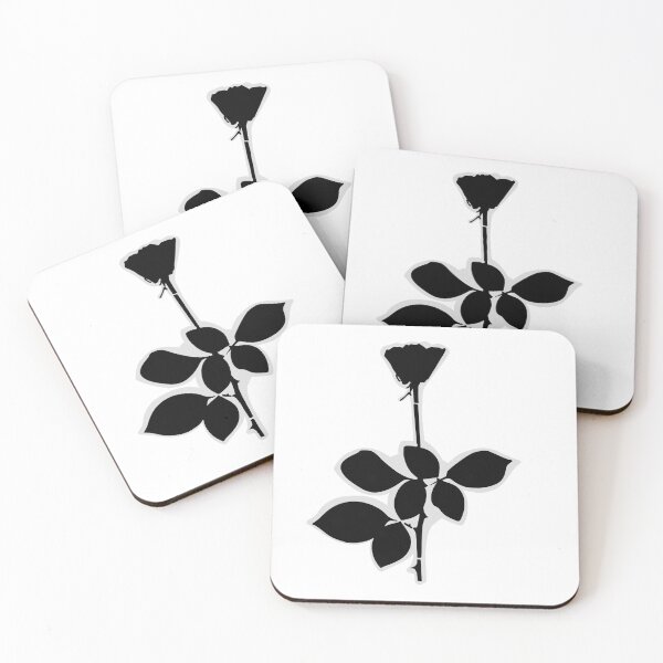 Item preview, Depeche Mode Violator Rose Black Silhouette  designed and sold by cyberbarbiee.