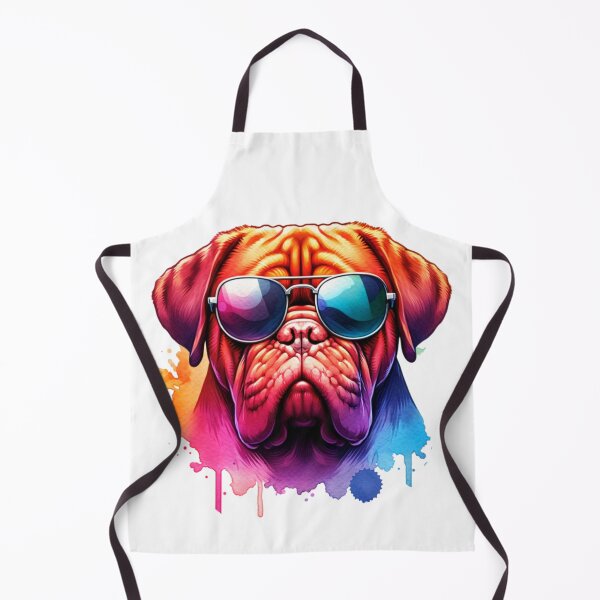 Item preview, Watercolor Dogue De Bordeaux Wearing Sunglasses designed and sold by TheAnimalZ00.