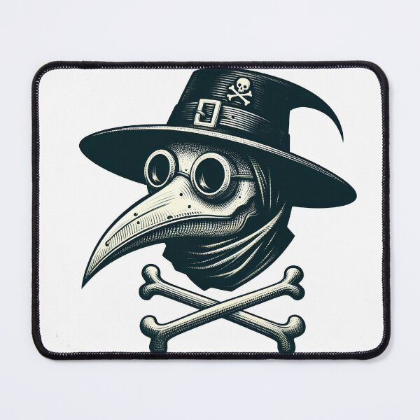 Item preview, Plague Doctor Skull and Bones designed and sold by HalloweenEvil.