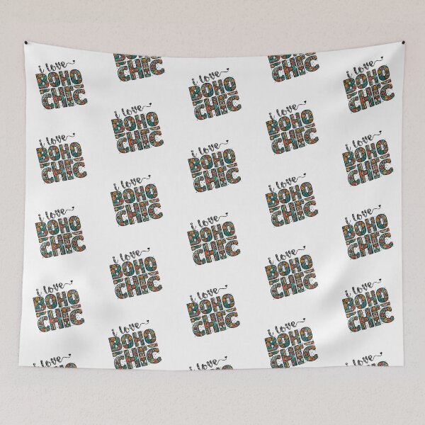 Item preview, Boho Chic Psychedelic Bliss: A Groovy 70s Floral Typography Trip designed and sold by H Jonas.