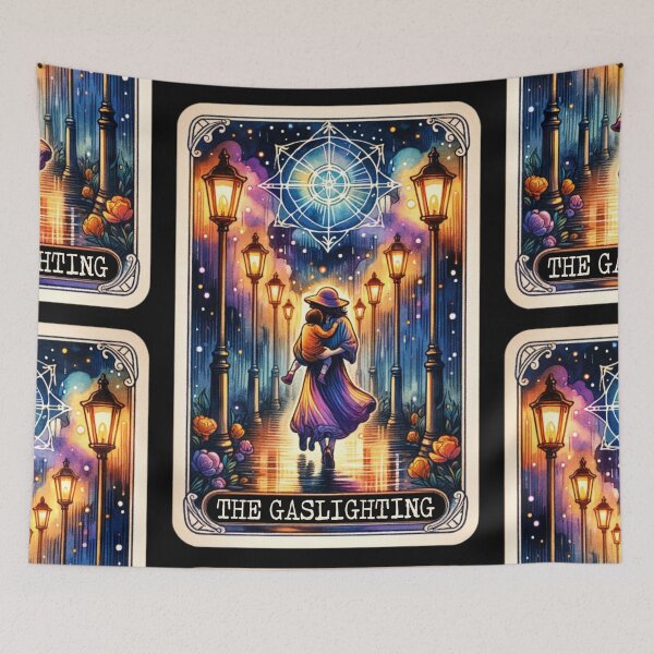 Item preview, The Gaslighting Psychological Phenomenon Tarot Card Parody designed and sold by Margival.