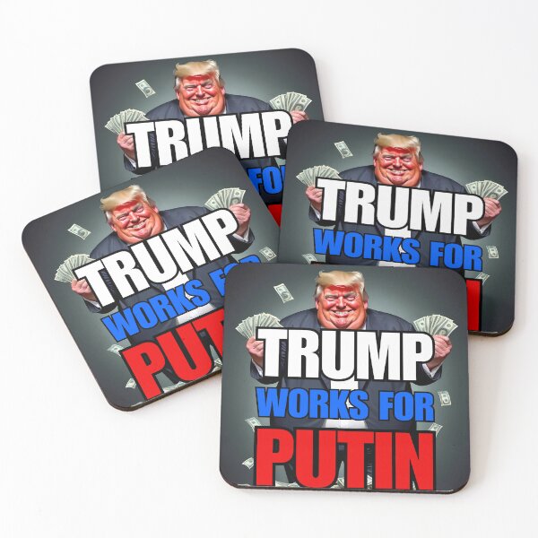 Item preview, Funny anti Trump T-shirts and stickers: Trump works for Putin designed and sold by Malloy.rocks.