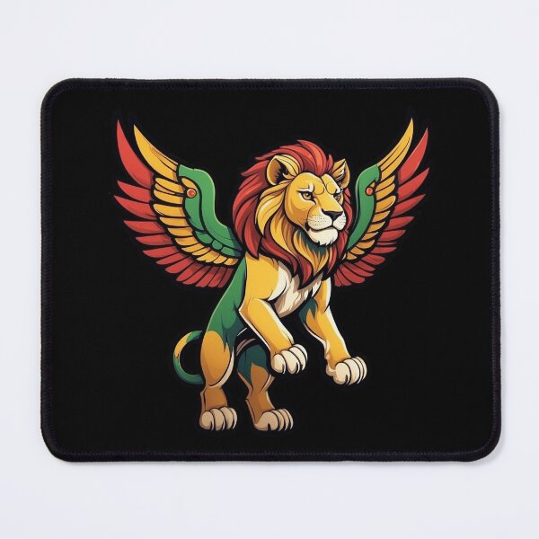 Item preview, Majestic Winged Lion designed and sold by reggaeartgifts.