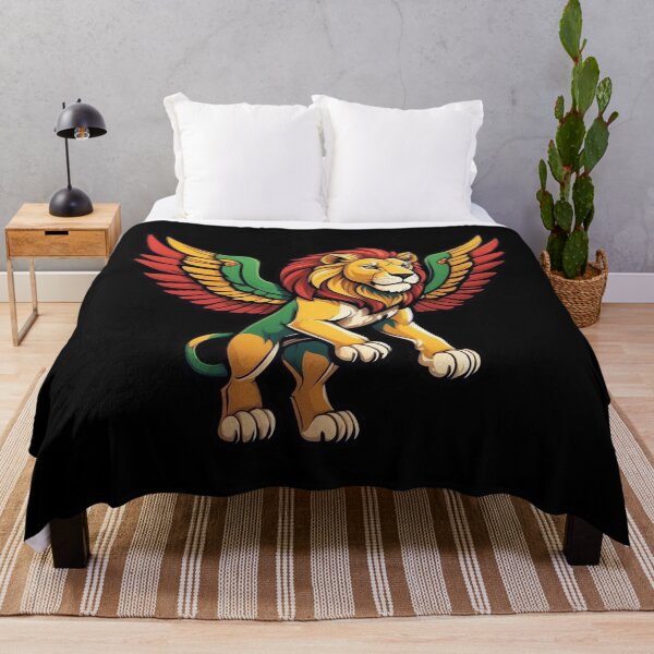 Item preview, Majestic Winged Lion designed and sold by reggaeartgifts.
