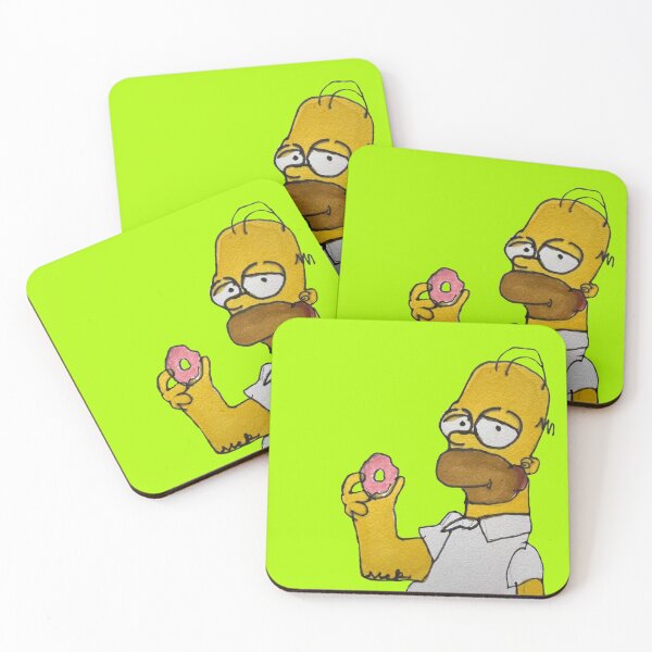 Item preview, Homer Simpson Eating Donut  designed and sold by McK-originals.