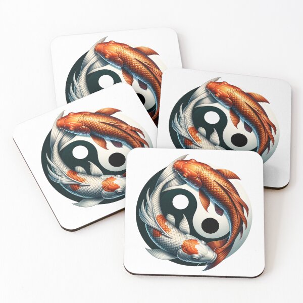 Item preview, KOI Fish Yin Yang designed and sold by wrdiv73.