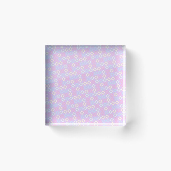 Item preview, Purple Pastel Multicolor Seamless Square Montage Party Pattern designed and sold by Alchemy-A-La-G.