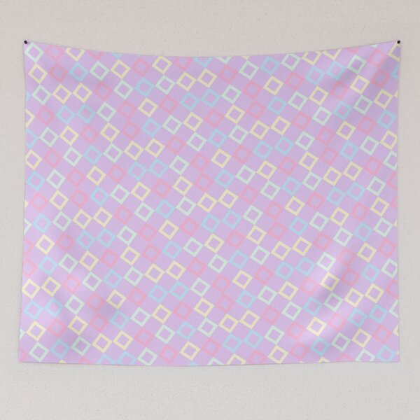 Item preview, Purple Pastel Multicolor Seamless Square Montage Party Pattern designed and sold by Alchemy-A-La-G.