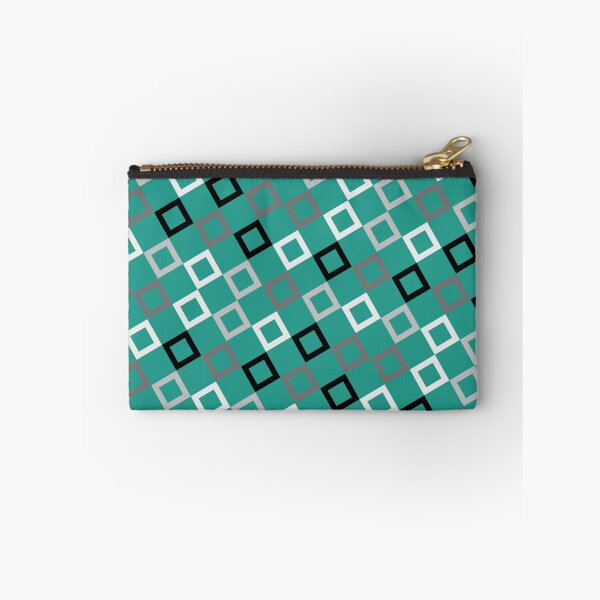Item preview, Green Shade Multicolor Seamless Square Montage Party Pattern designed and sold by Alchemy-A-La-G.