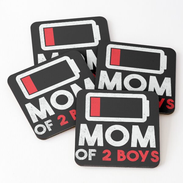 Item preview, Mom of 2 Boys | Mom of Two Boys Grunge designed and sold by RR-Arts.