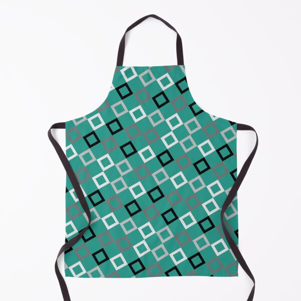 Item preview, Green Shade Multicolor Seamless Square Montage Party Pattern designed and sold by Alchemy-A-La-G.