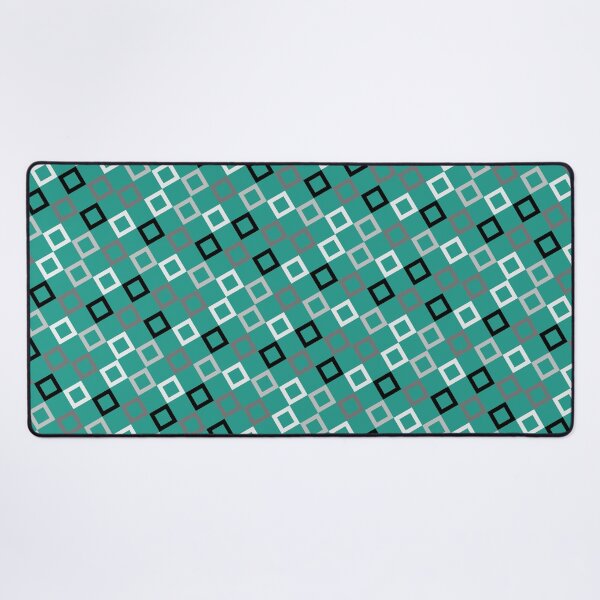 Item preview, Green Shade Multicolor Seamless Square Montage Party Pattern designed and sold by Alchemy-A-La-G.