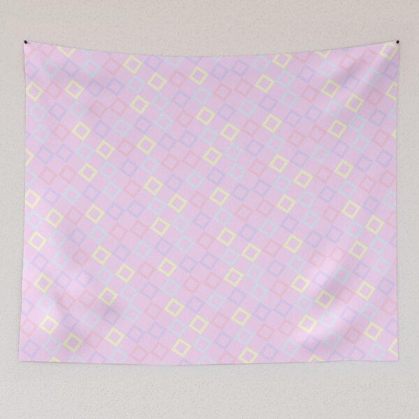 Item preview, Pink Pastel Multicolor Seamless Square Montage Party Pattern designed and sold by Alchemy-A-La-G.