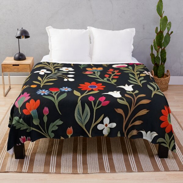 Item preview, Elegant Floral Pattern on Black designed and sold by MrKATORSKI.