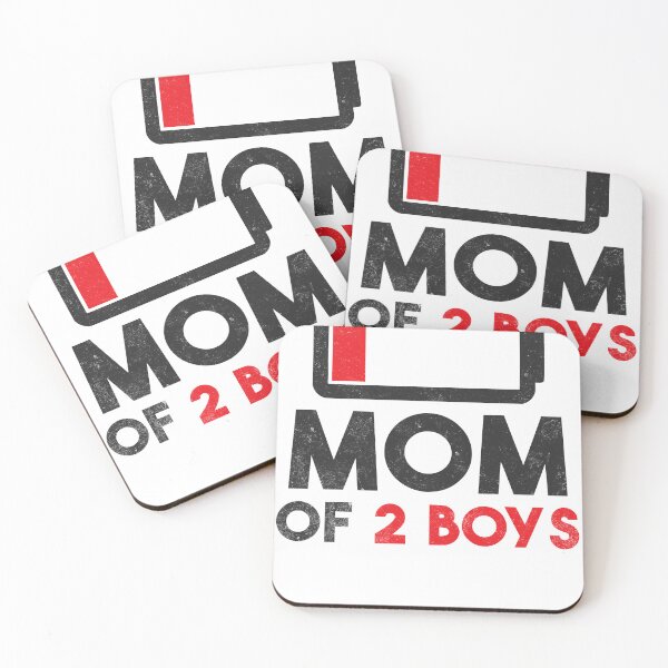 Item preview, Mom of 2 Boys | Mom of Two Boys Grunge designed and sold by RR-Arts.
