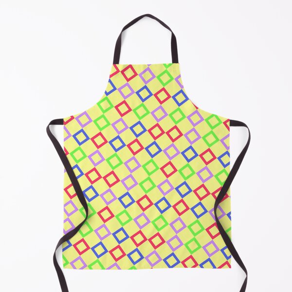 Item preview, Happy Yellow Multicolor Seamless Square Montage Party Pattern designed and sold by Alchemy-A-La-G.