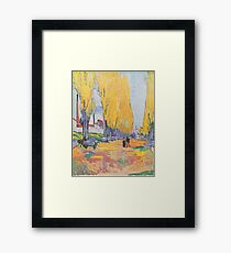 Les Alyscamps, Avenue in Arles by Van Gogh Framed Print
