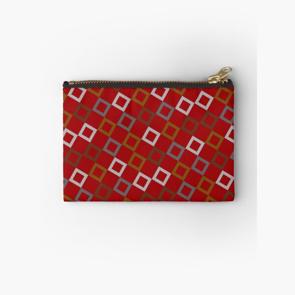 Item preview, Red Shade Multicolor Seamless Square Montage Party Pattern designed and sold by Alchemy-A-La-G.