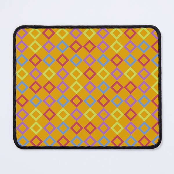 Item preview, Happy Orange Multicolor Seamless Square Montage Party Pattern designed and sold by Alchemy-A-La-G.