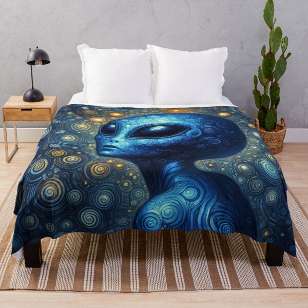 Artikelvorschau, Blauer Alien entworfen und verkauft von HarmonyandSage.