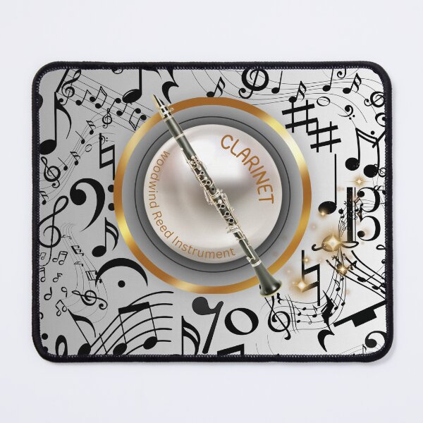 Item preview, Clarinet Music Everywhere Original Graphic Artwork designed and sold by BrightrDayMusicArt.